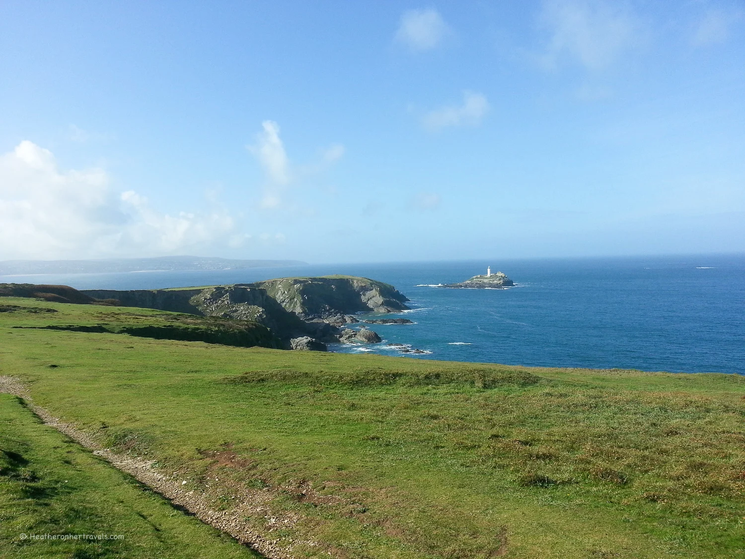 Spectacular views towards Godrevy Lighthouse Photo: Matthew Robey