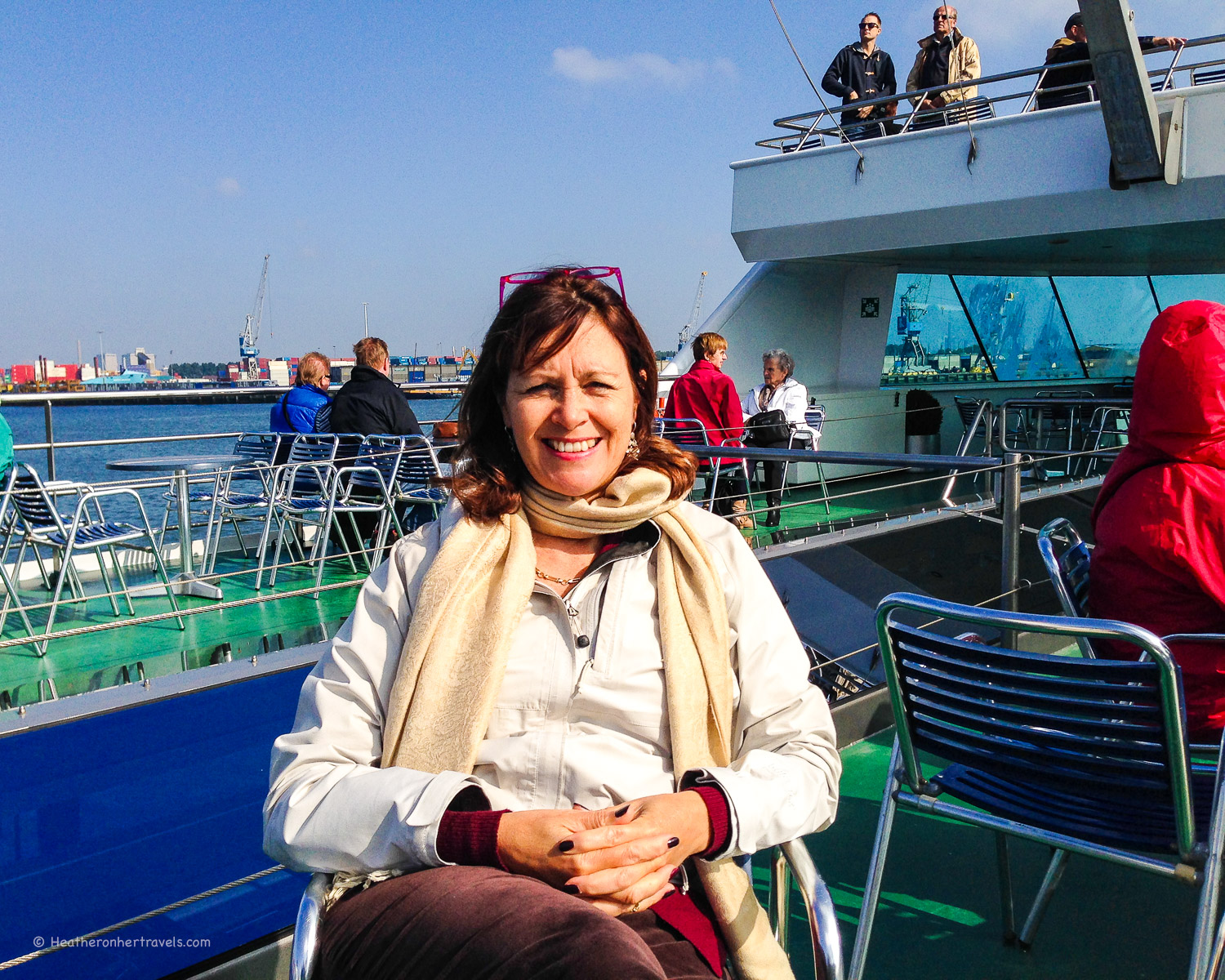 Rotterdam harbour seen from the Spido Harbour tour - what to do in Rotterdam in a day