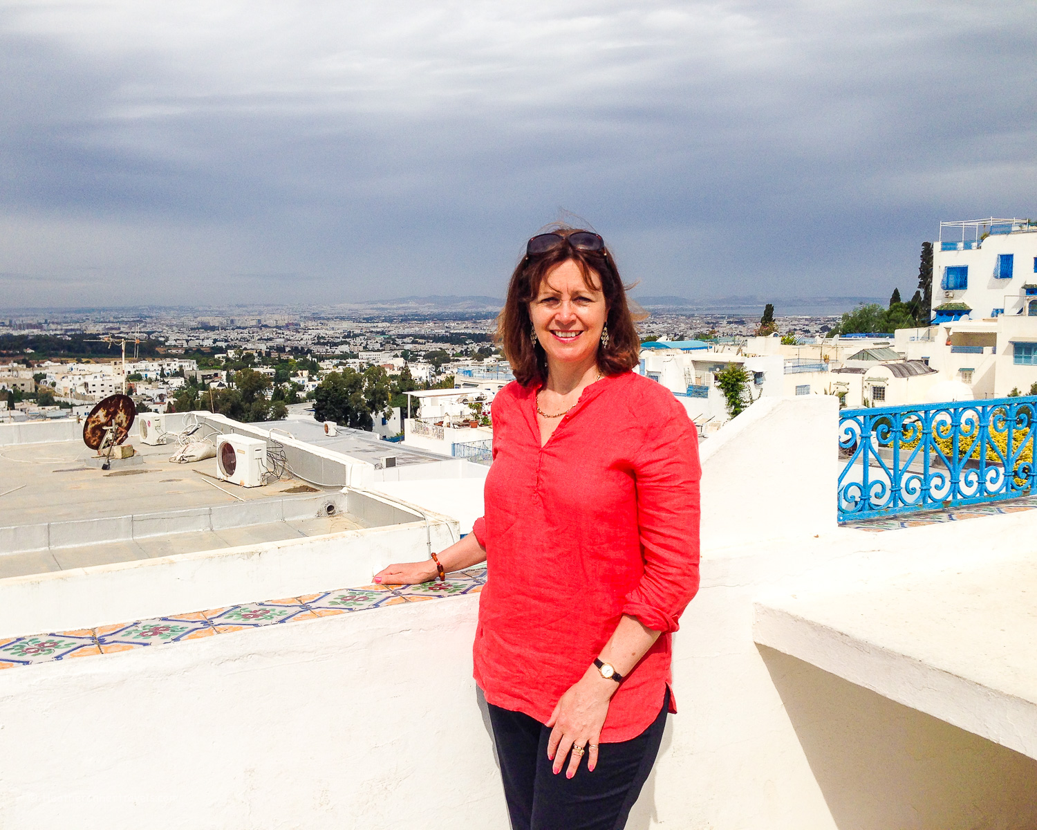 Heather at Sidi Bou Said
