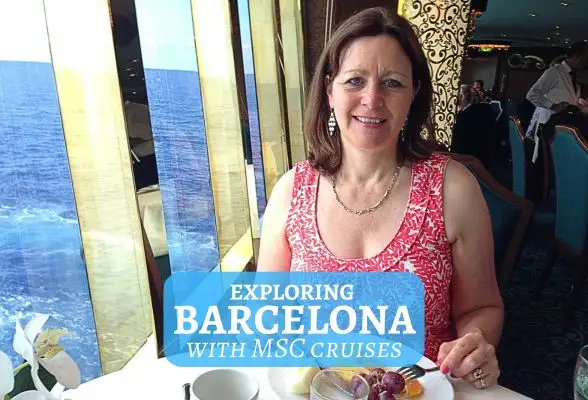 Heather MSC Mediterranean Cruise breakfast