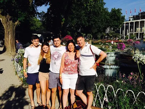 Heather and family in Copenhagen Photo: Heatheronhertravels.com