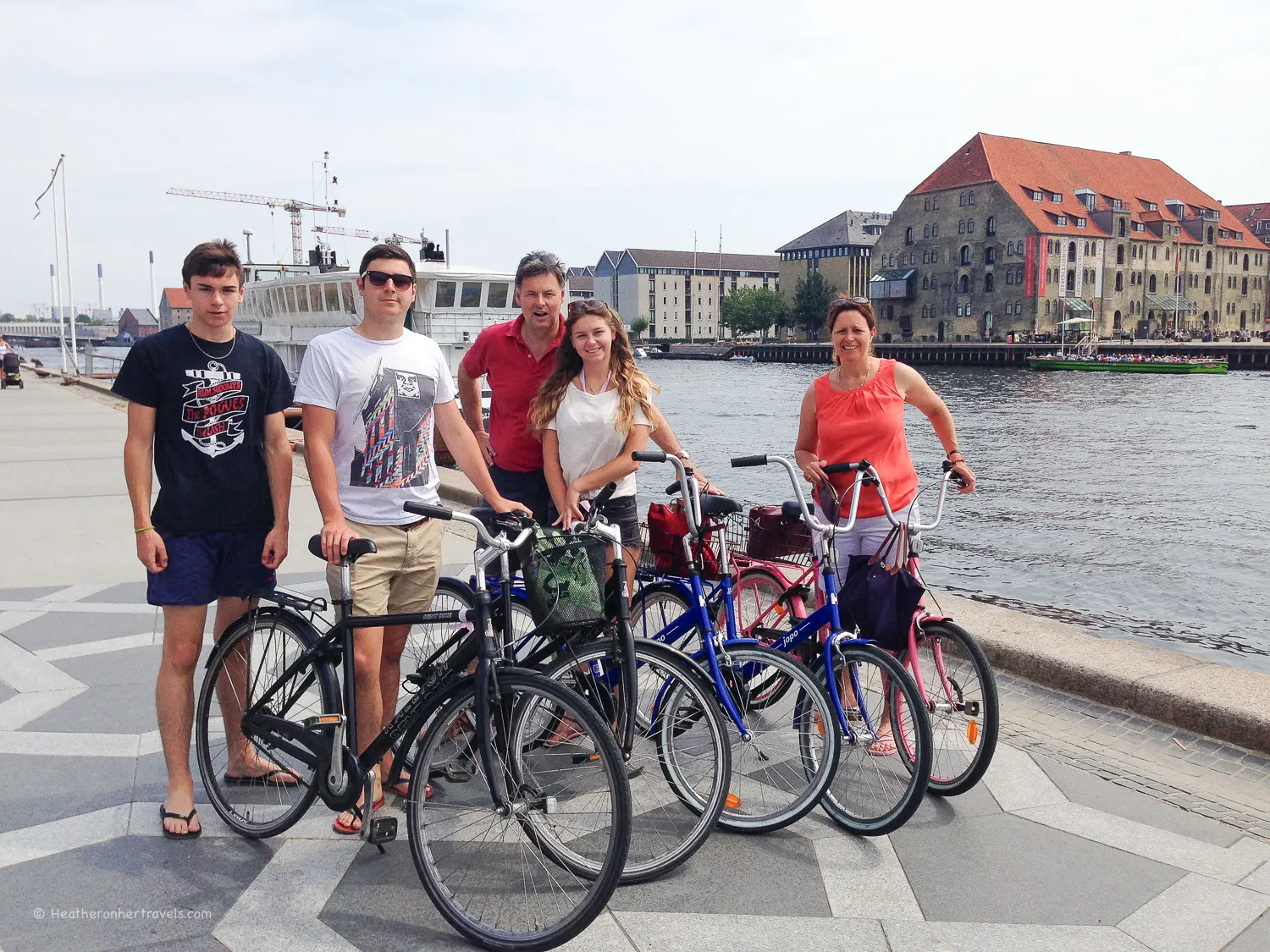 We rented bikes to cycle around Copenhagen