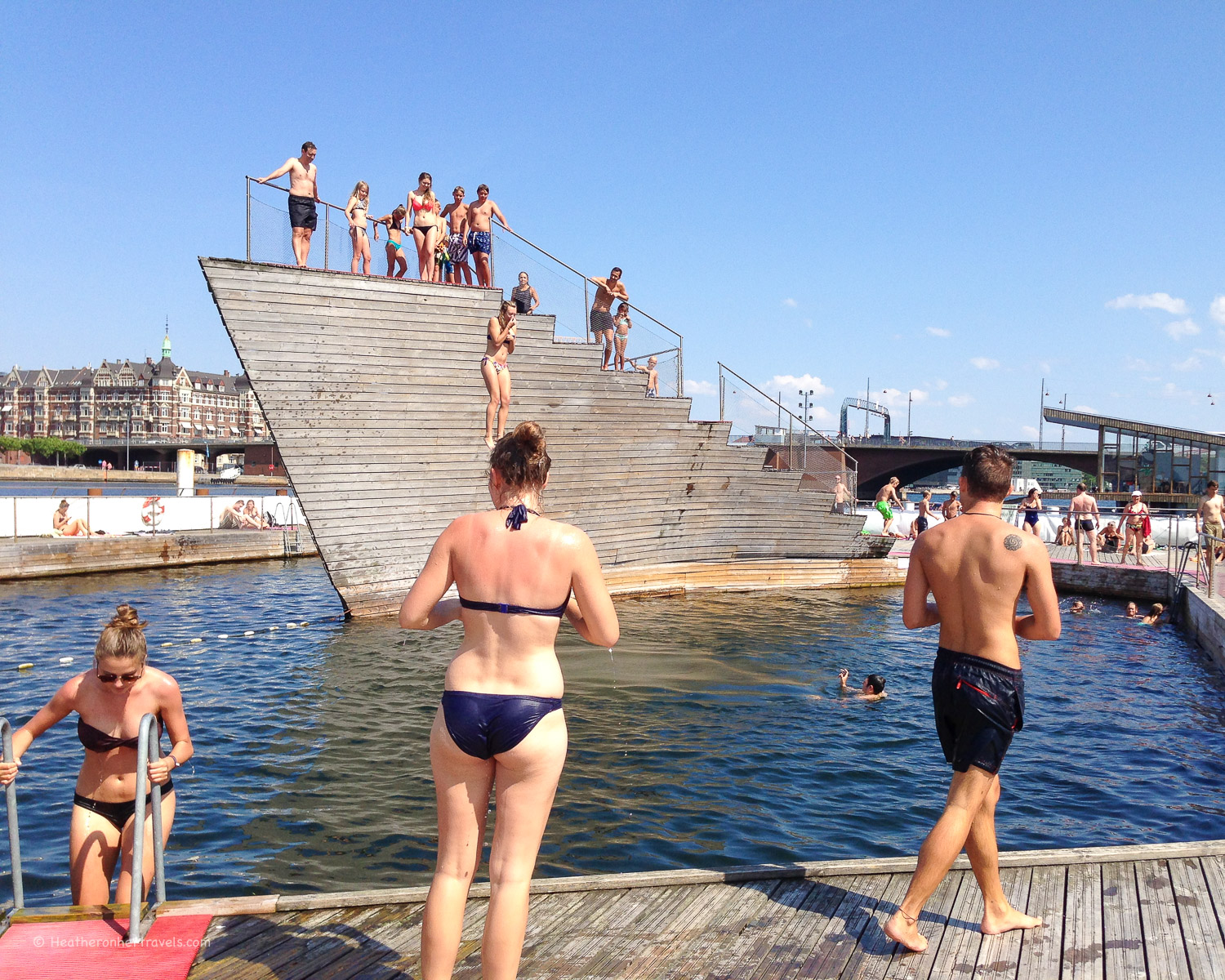 Swim in the harbour baths at Islads Brygge in Copenhagen Photo: Heatheronhertravels.com