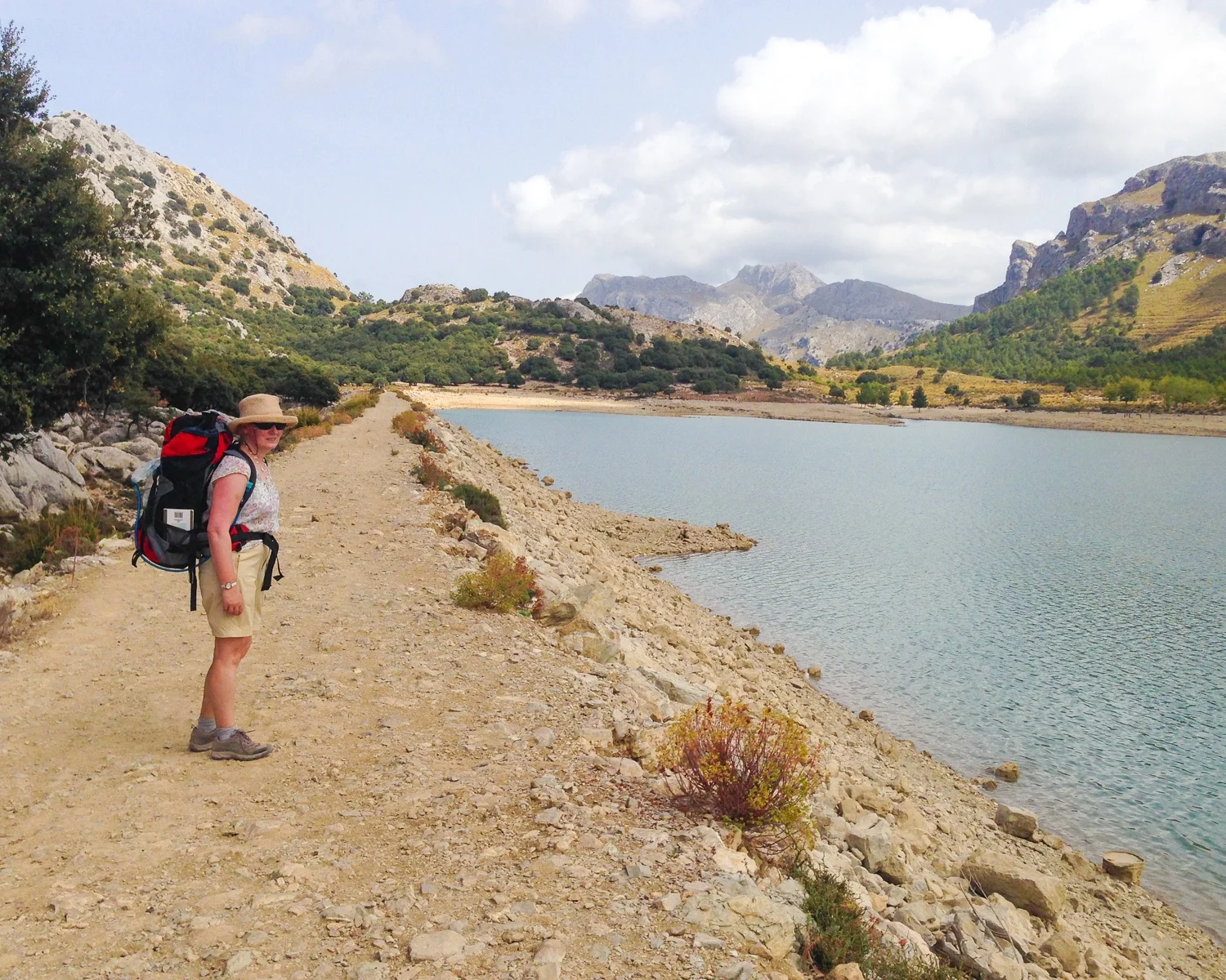 Reservoir Cuber - GR221 Dry Stone Route Mallorca Photo Heatheronhertravels.com