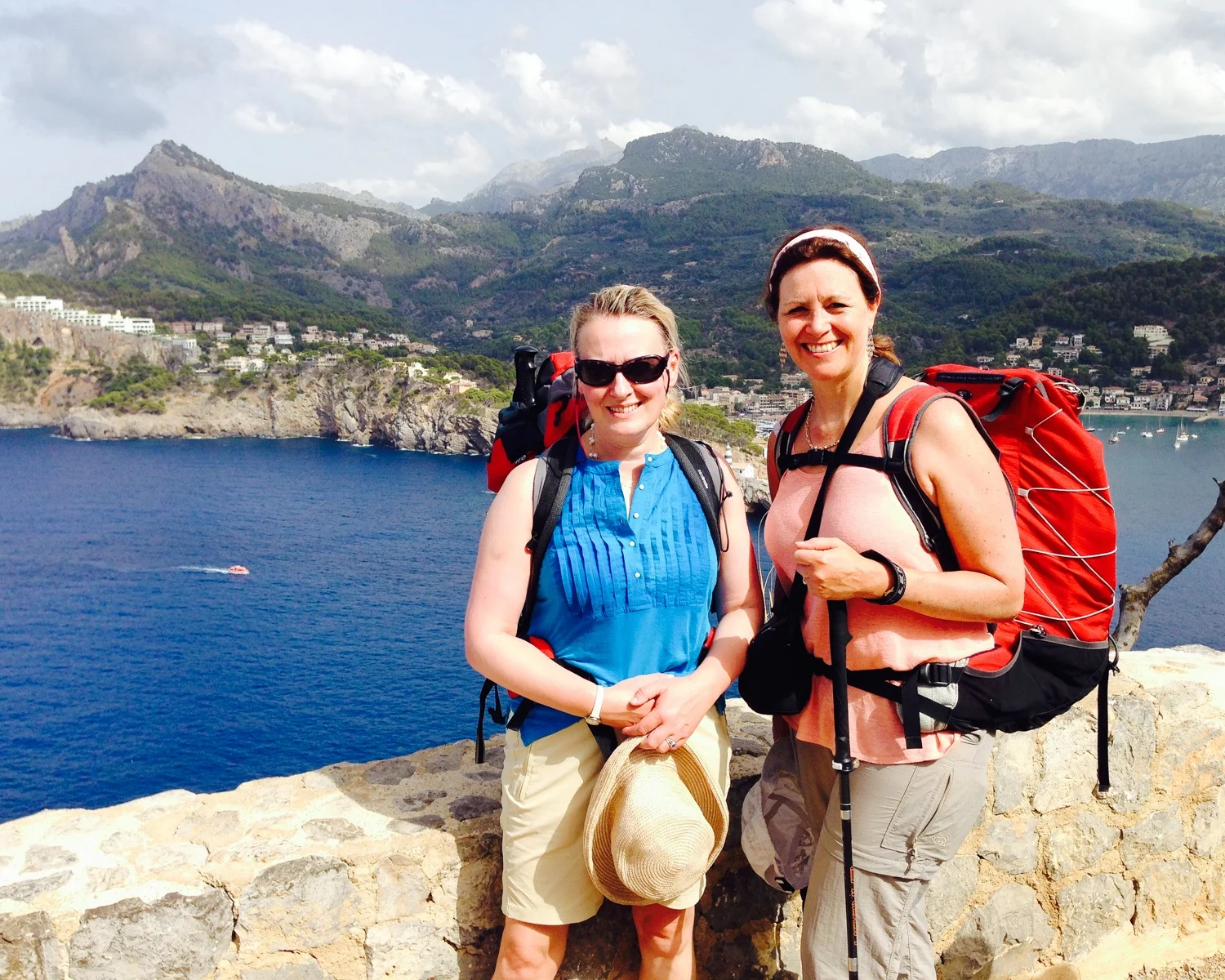 View of Port de Soller - GR221 Dry Stone Route Mallorca Photo Heatheronhertravels.com