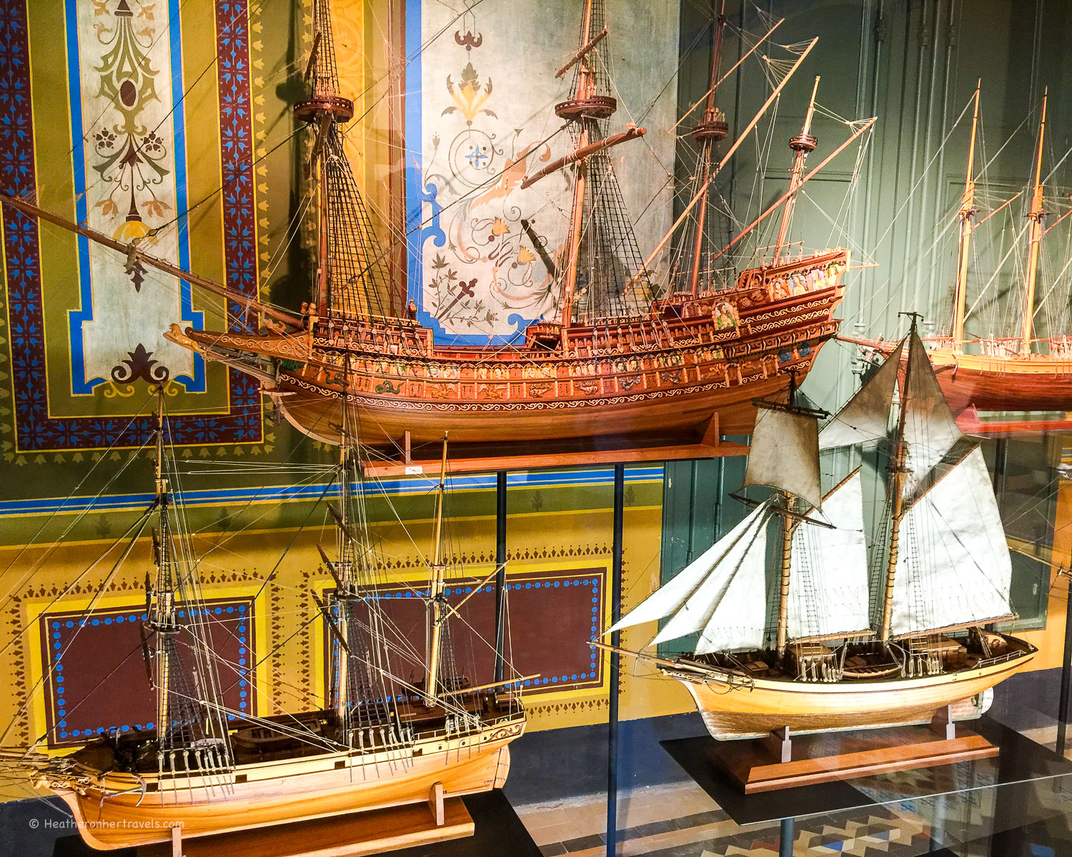 Ships in the Museu del Mar, Lloret de Mar