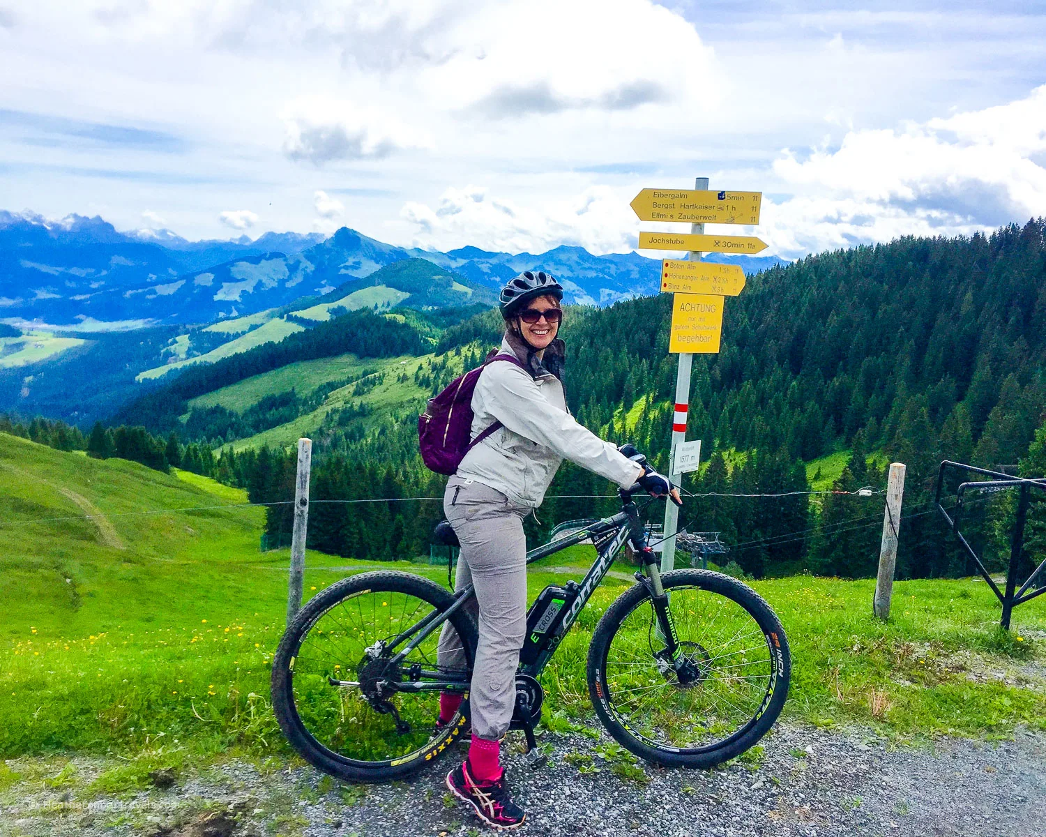 Heather goes Cycling in Wilder Kaiser, Austria Photo: Heatheronhertravels.com