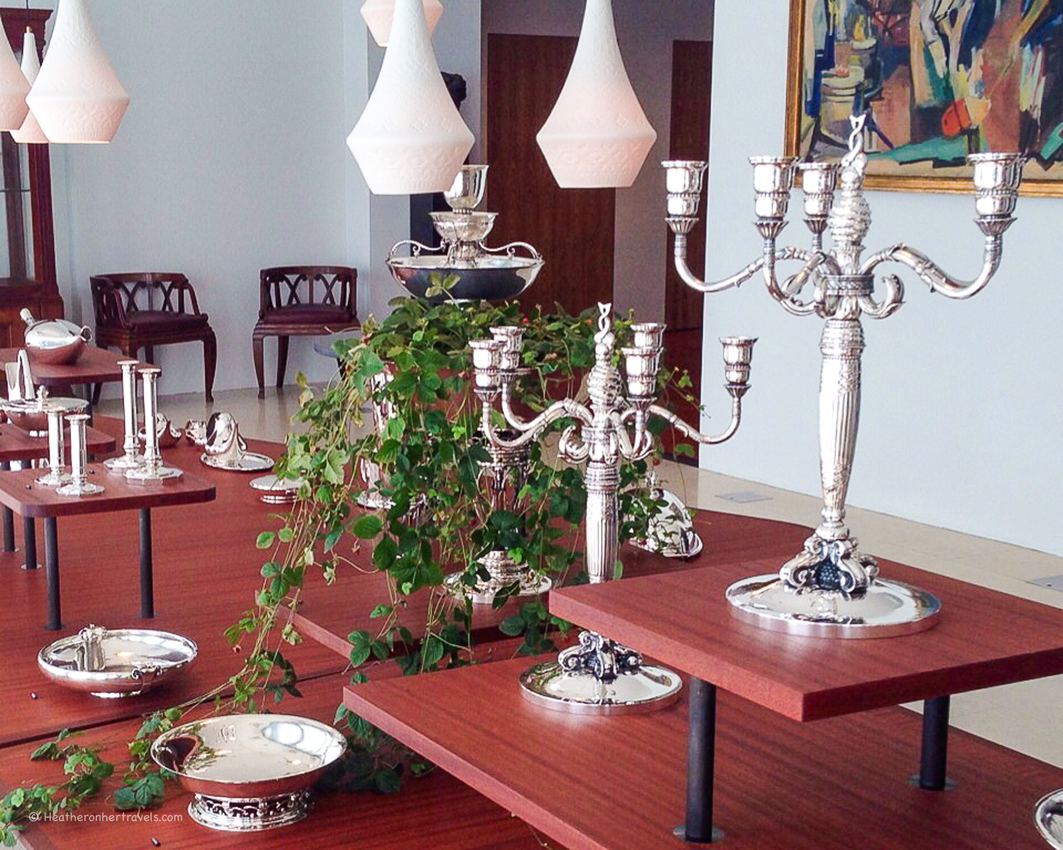 Silver at Georg Jensen, Copenhagen Photo: Heatheronhertravels.com