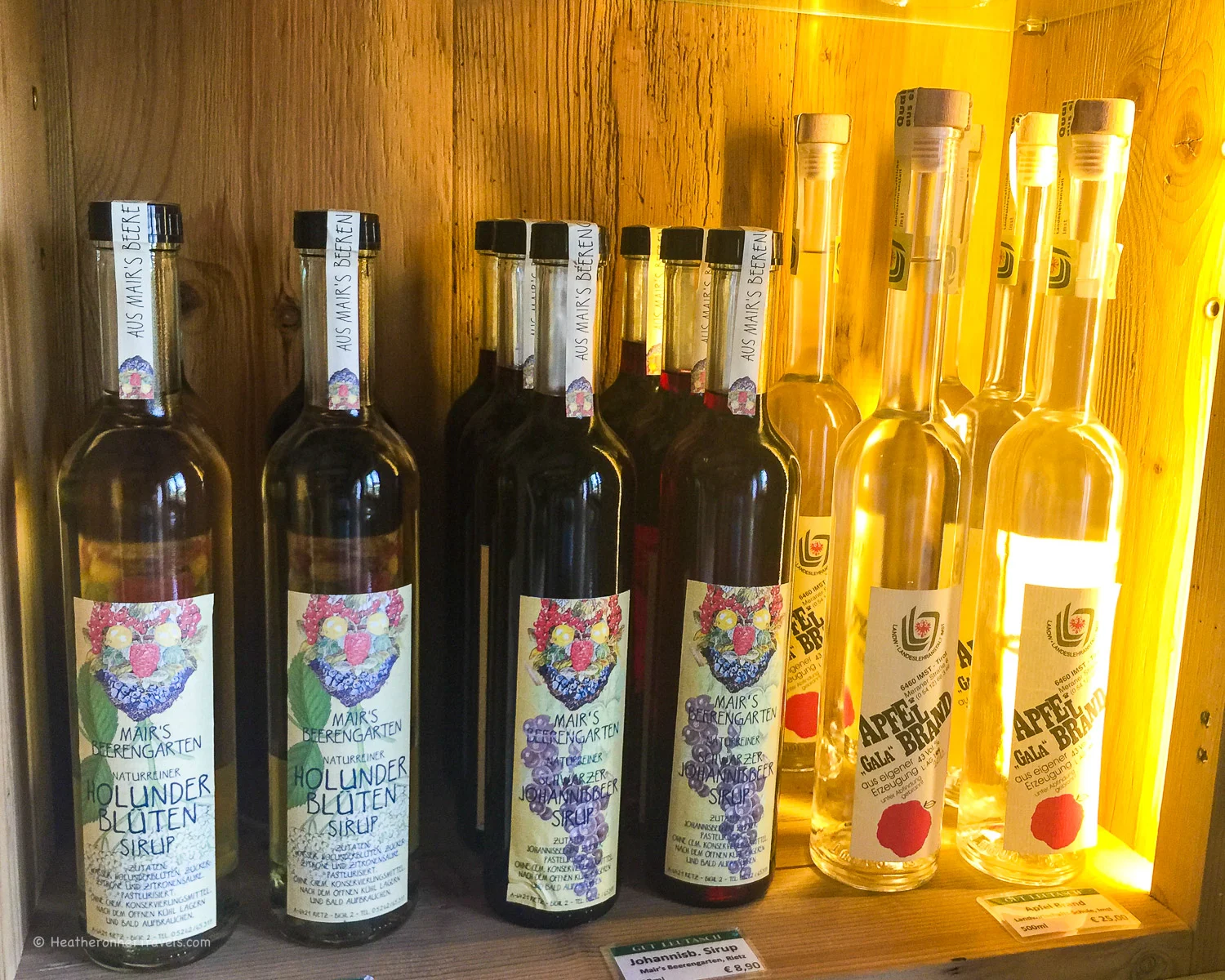 Farm shop of Gut Leutasch at Klamm in the Gaistal Valley, Austria Photo: Heatheronhertravels.com