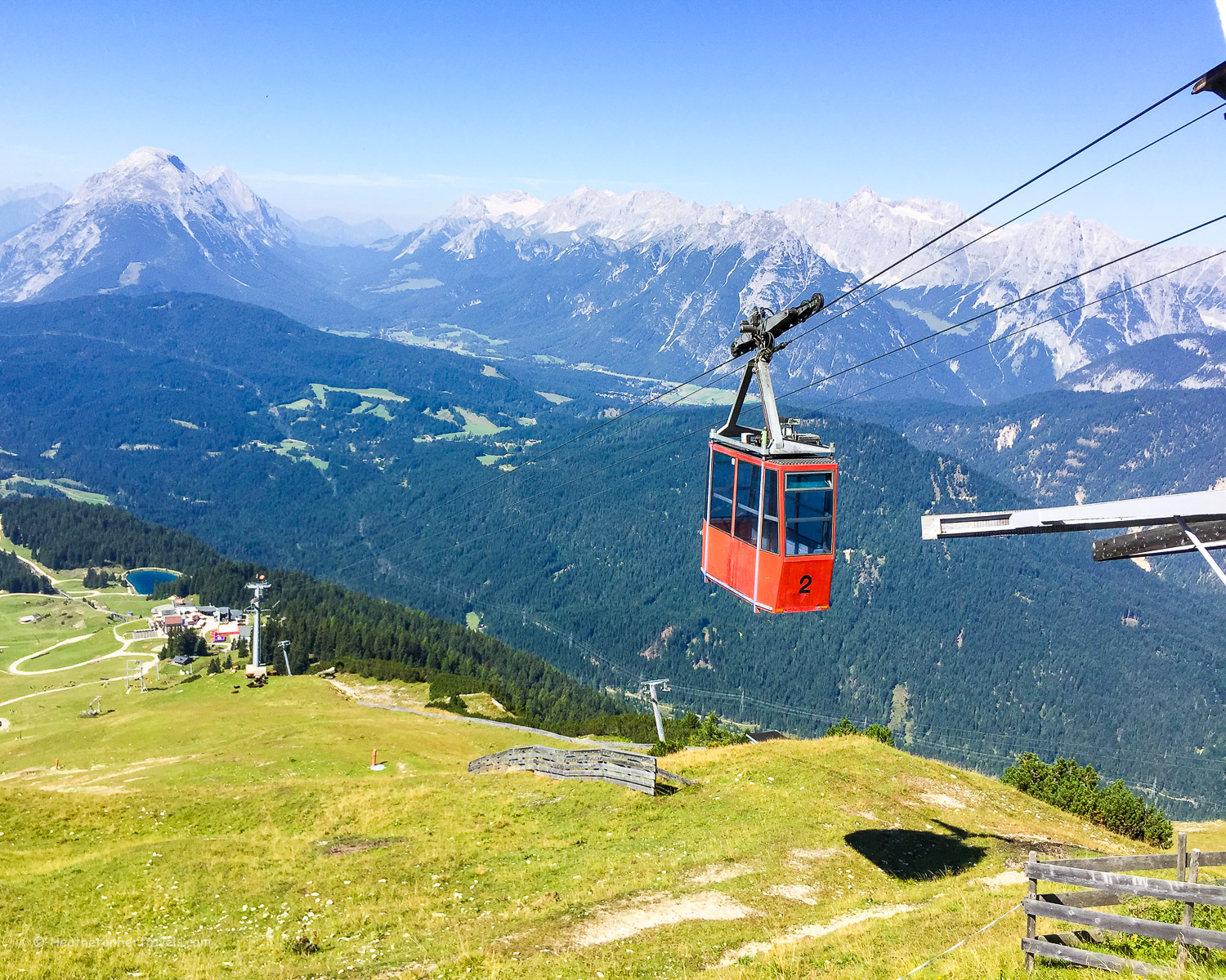 The cable car up to Seefelder Joch Photo: Heatheronhertravels.com
