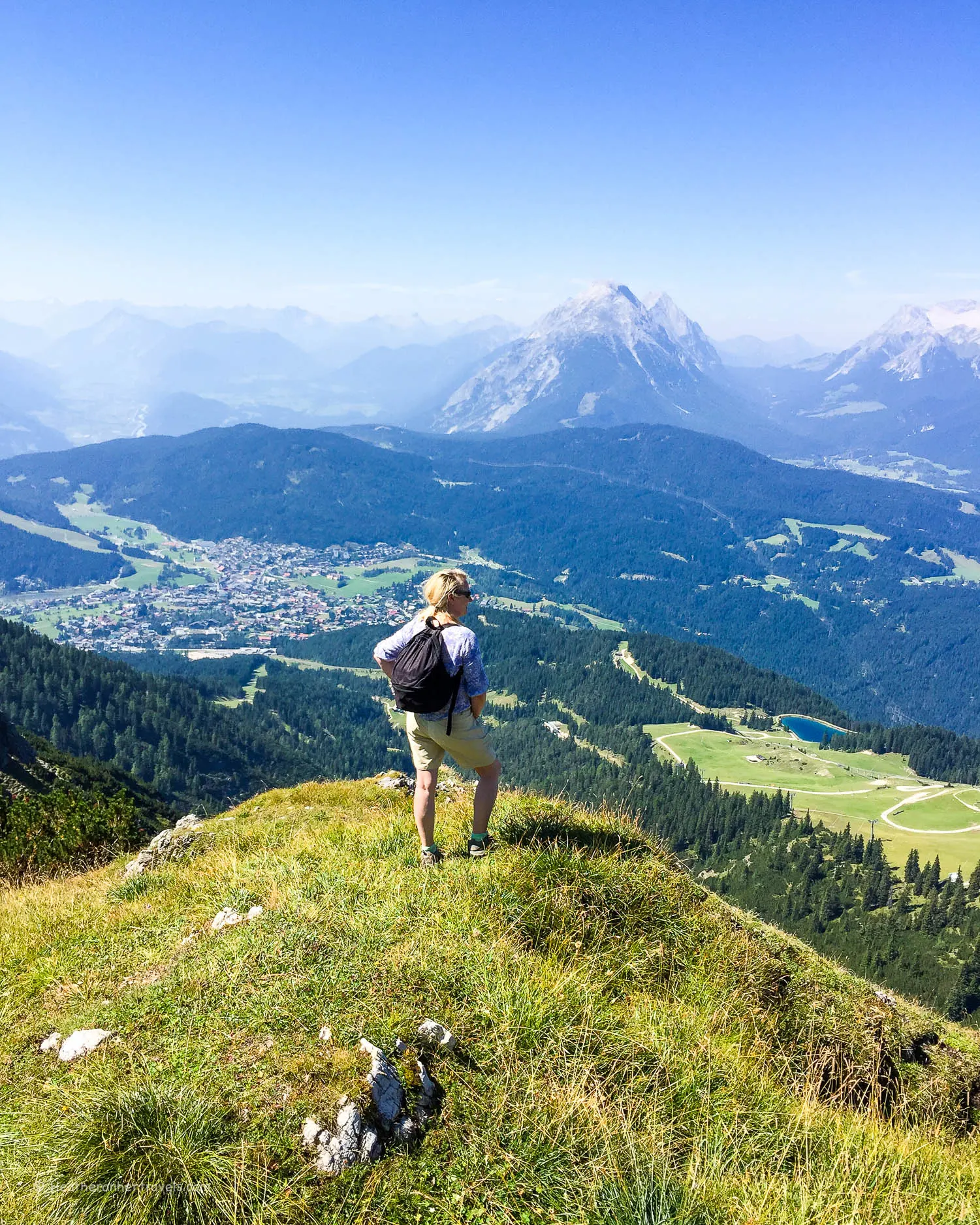 View over Seefeld in Austria