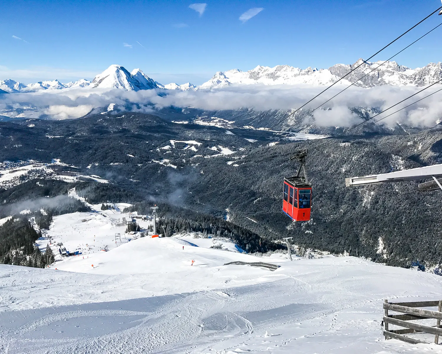 Cable car up to Seefeld Joch Photo: Heatheronhertravels.com