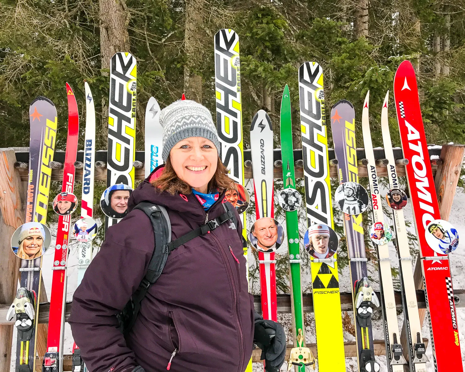 Nordic ski champions display in Seefeld