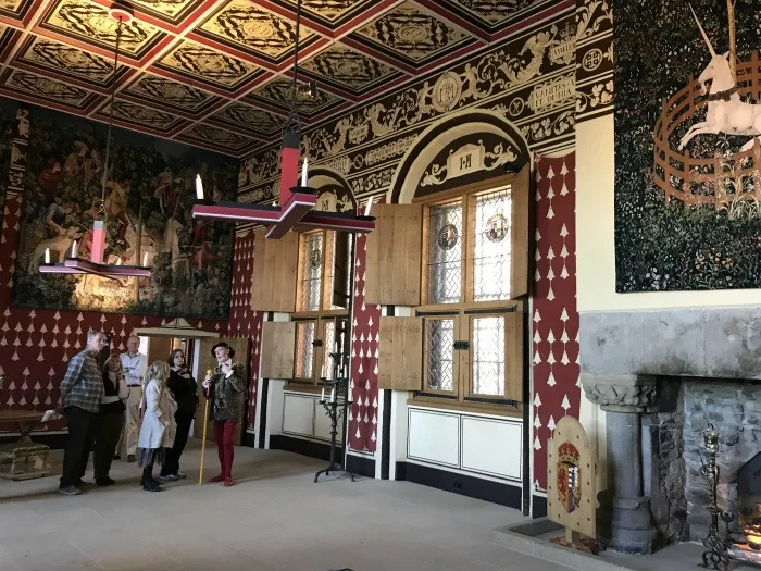 Tapestries in Stirling castle photo: Heatheronhertravels.com