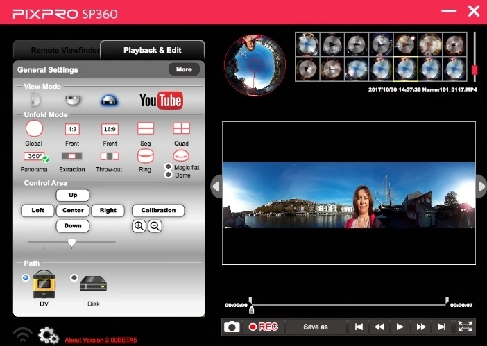 Editing software for Kodak Pixpro SP360