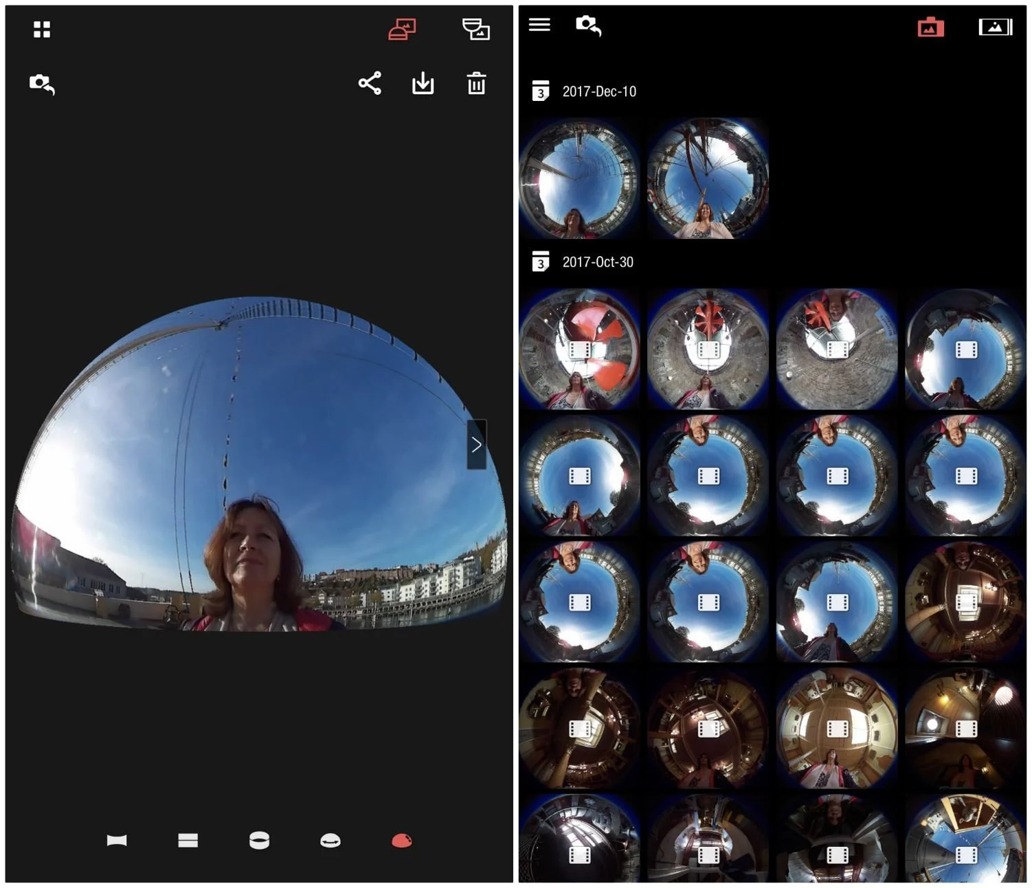 Mobile app for Kodak Pixpro SP360