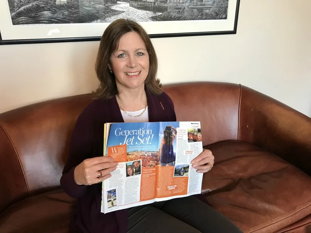 Woman Magazine Heather Cowper Generation Jetset!