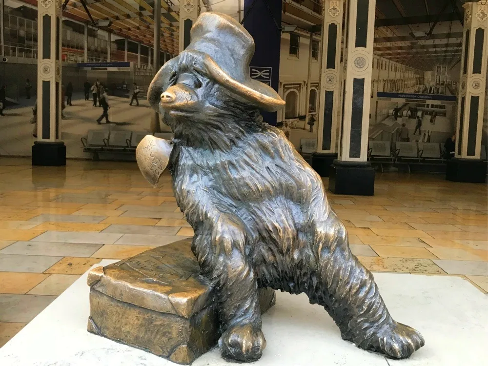 Paddington Bear in Paddington Station Photo Heatheronhrtravels.com