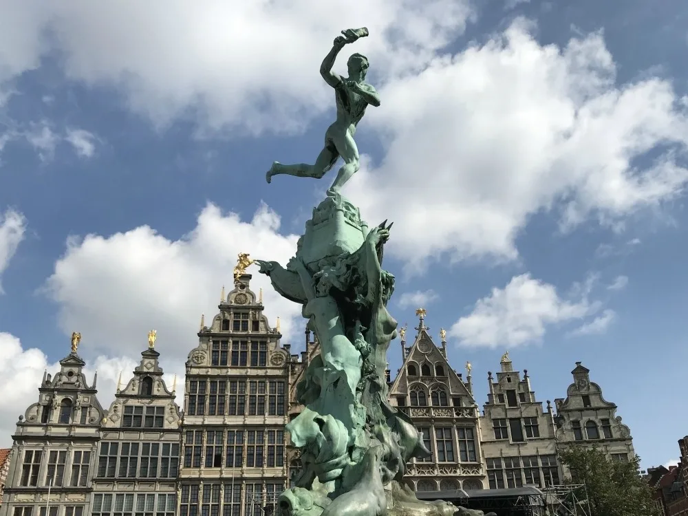 Brabo Fountain in Antwerp