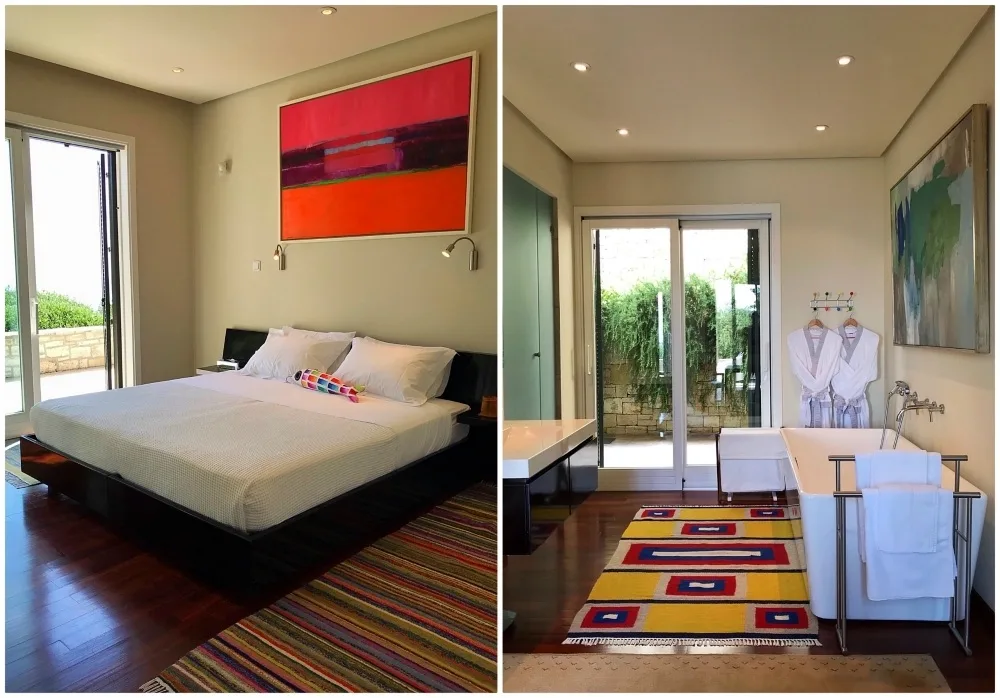 Master Suite Paxos Villa Greece - Villa Glaros Photo Heatheronhertravels