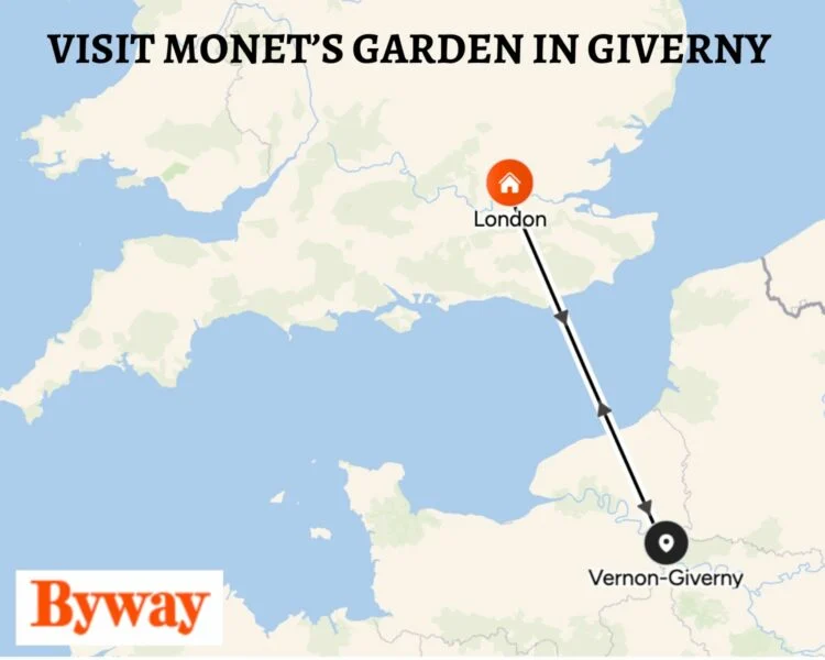 Byway Travel London to Monet's Garden