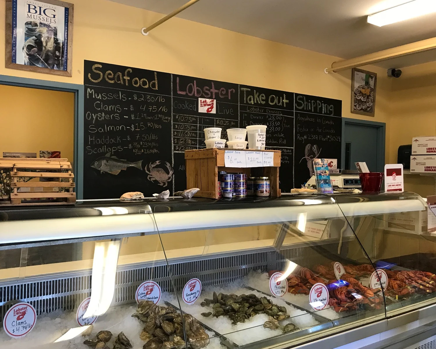 PEI Food - Lobsters on the Wharf Photo Heatheronhertravels.com