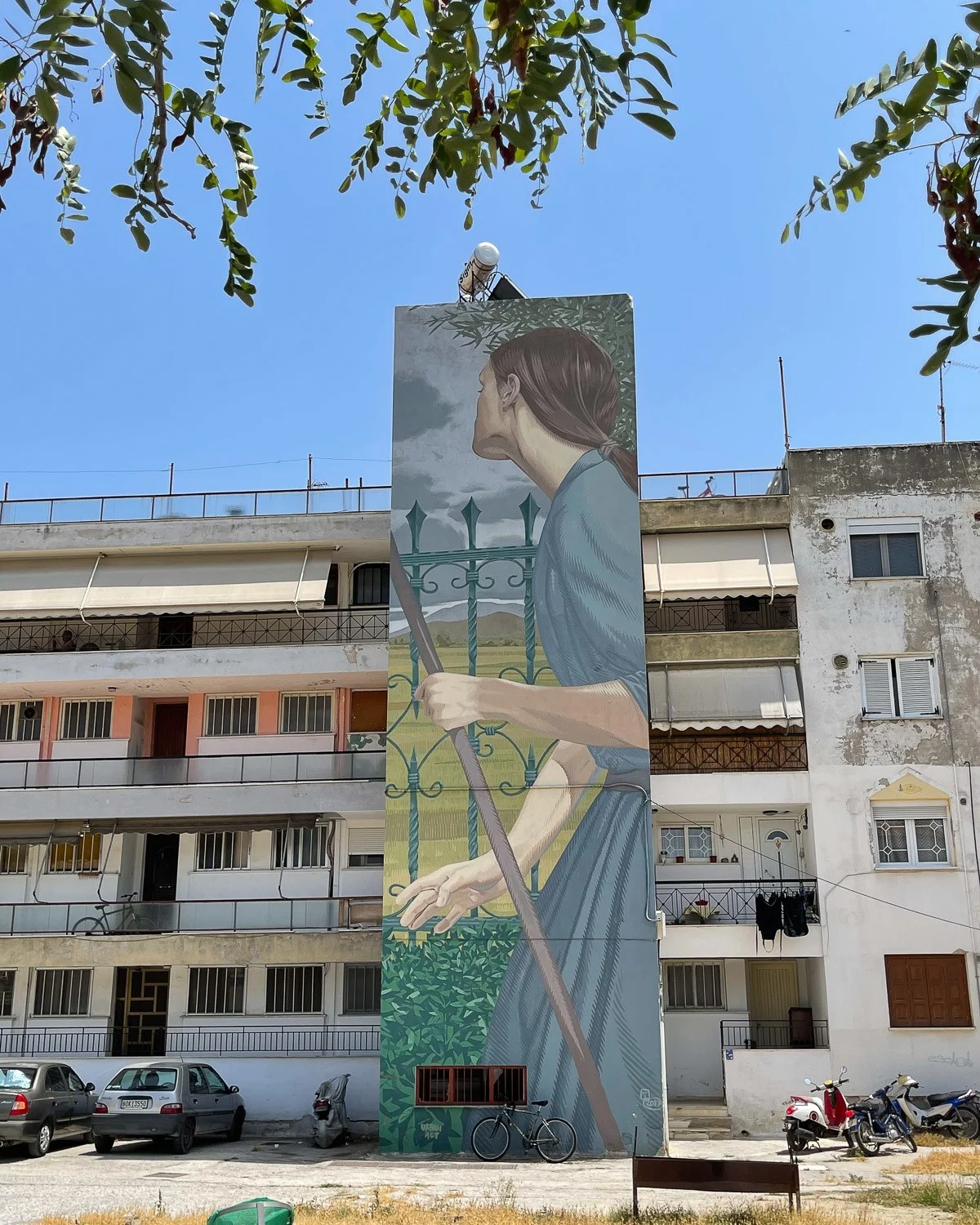 Street art in Volos Greece by Takis 