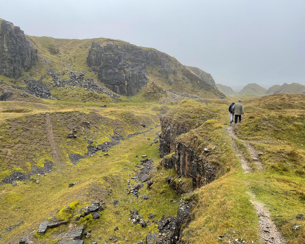 Walking by the quarry at Trefil Wales Photo Heatheronhertravels.com