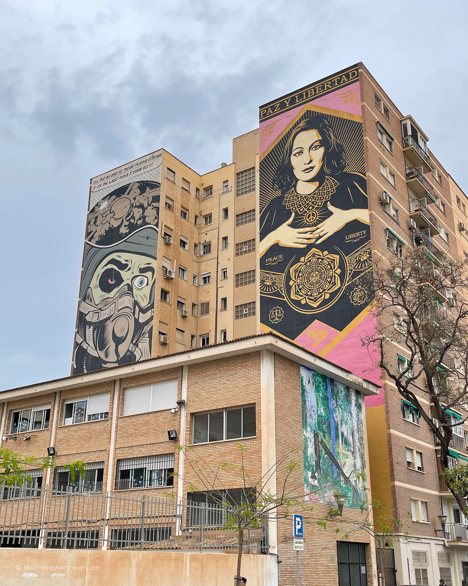 Street art in Malaga Spain © Heatheronhertravels.com
