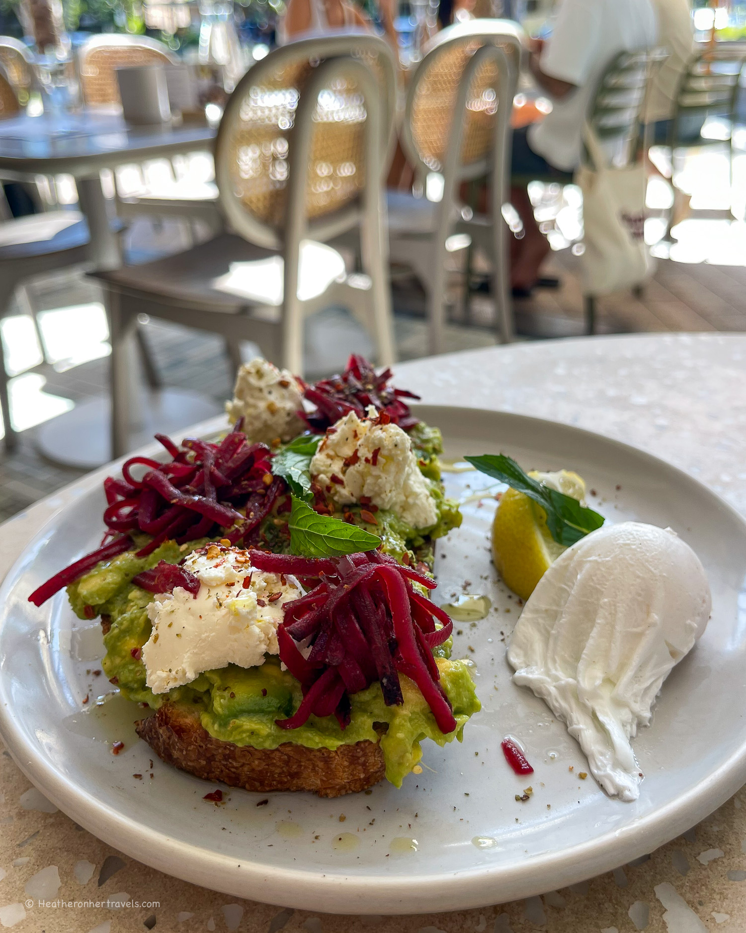 Brunch on Bondi Beach, Sydney, Australia © Heatheronhertravels.com