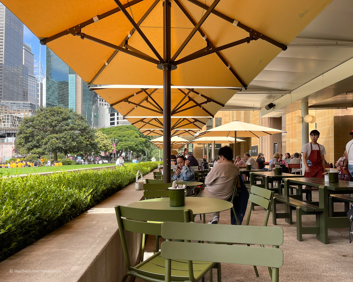 Cafe at Museum of Contemporary Art, Sydney Australia © Heatheronhertravels.com