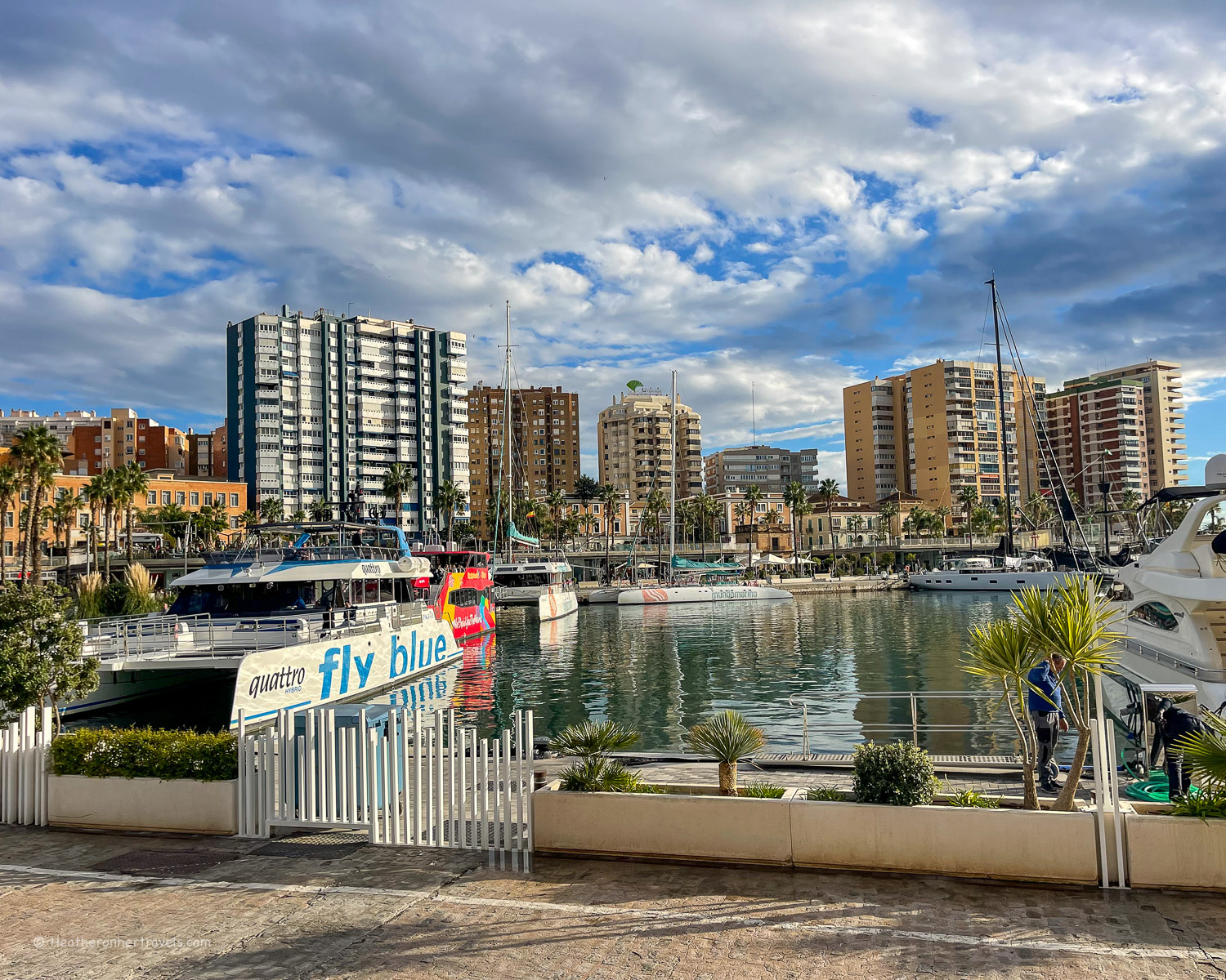 Malaga port Spain © Heatheronhertravels.com