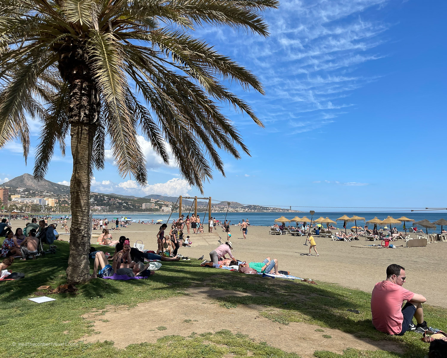 Malagueta beach Malaga Spain © Heatheronhertravels.com