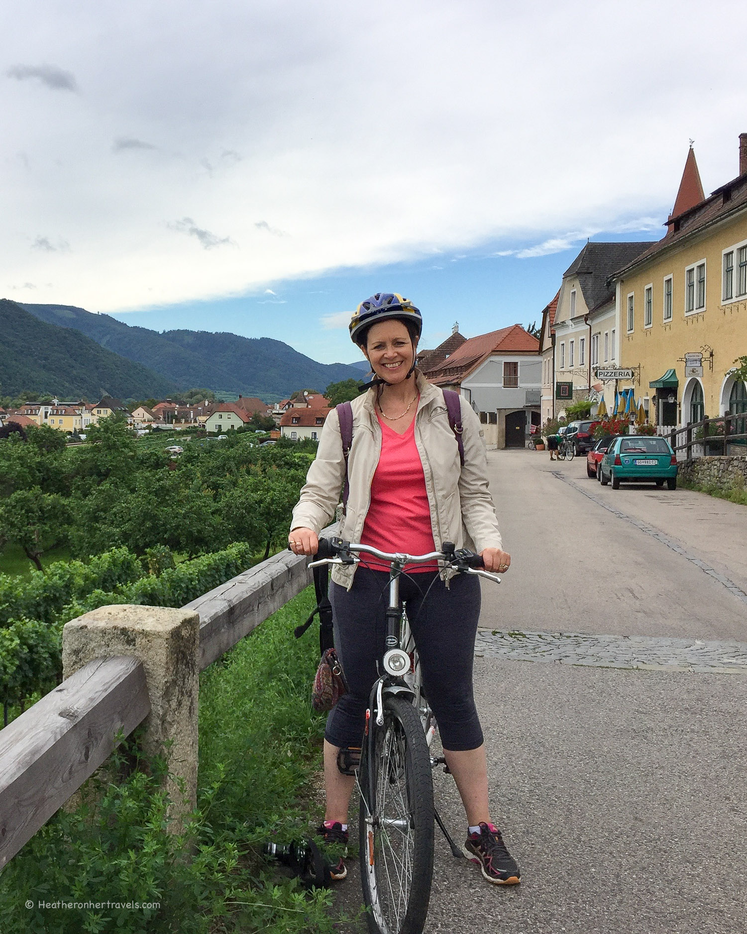 Cycling by the Danube in Austria © Heatheronhertravels.com