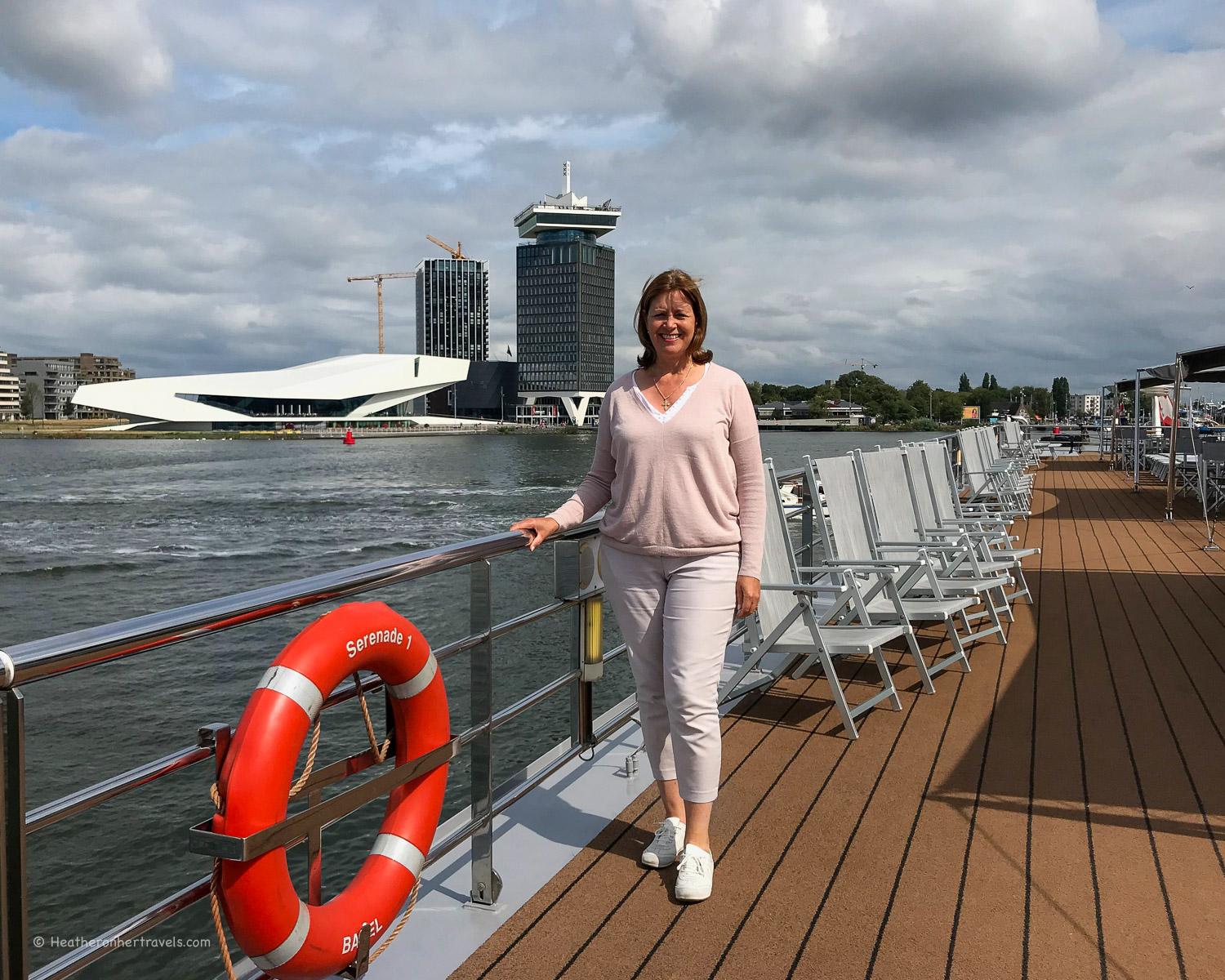 Sundeck on board a river cruise © Heatheronhertravels.com