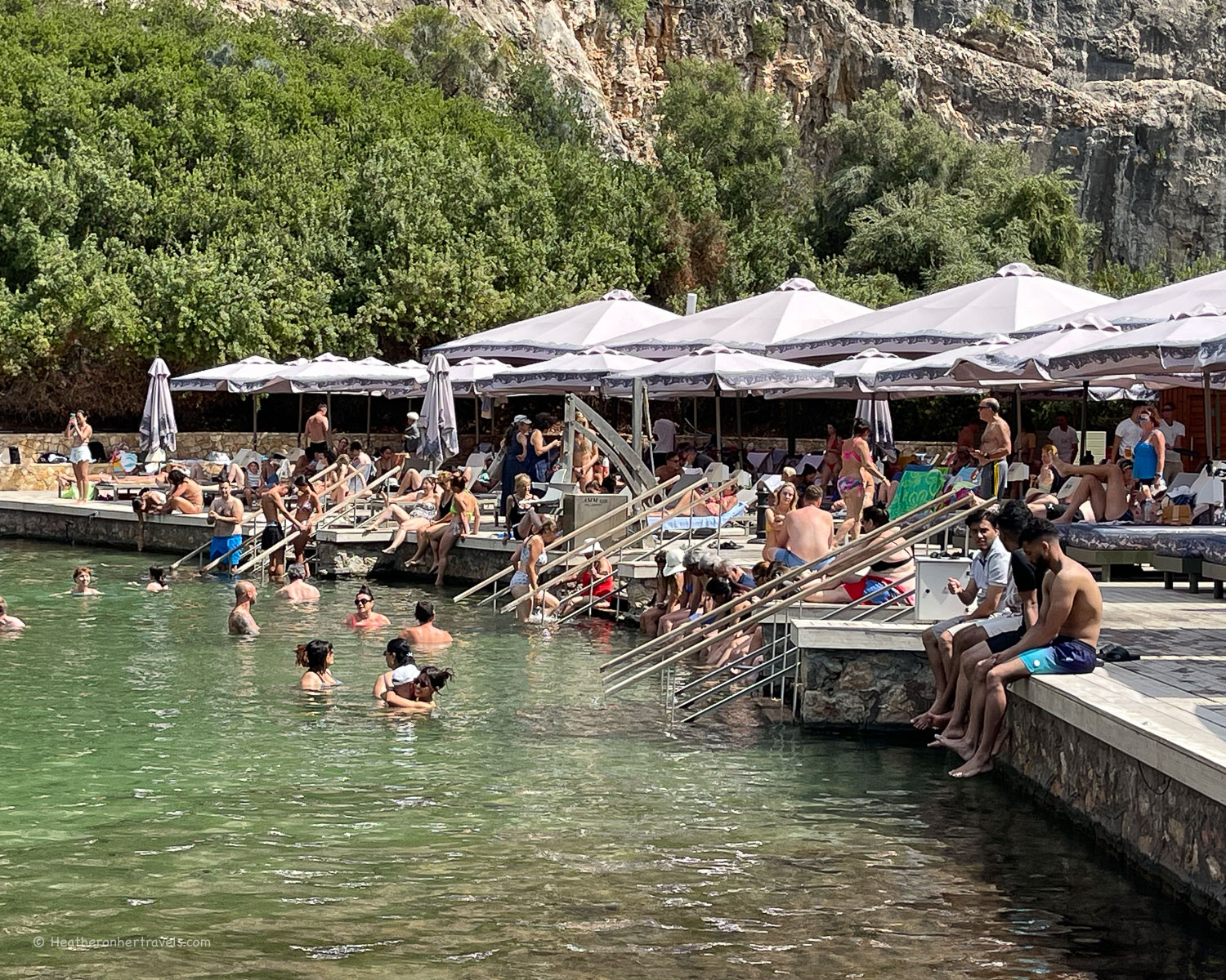 Lake Vouliagmeni near Athens © Heatheronhertravels.com