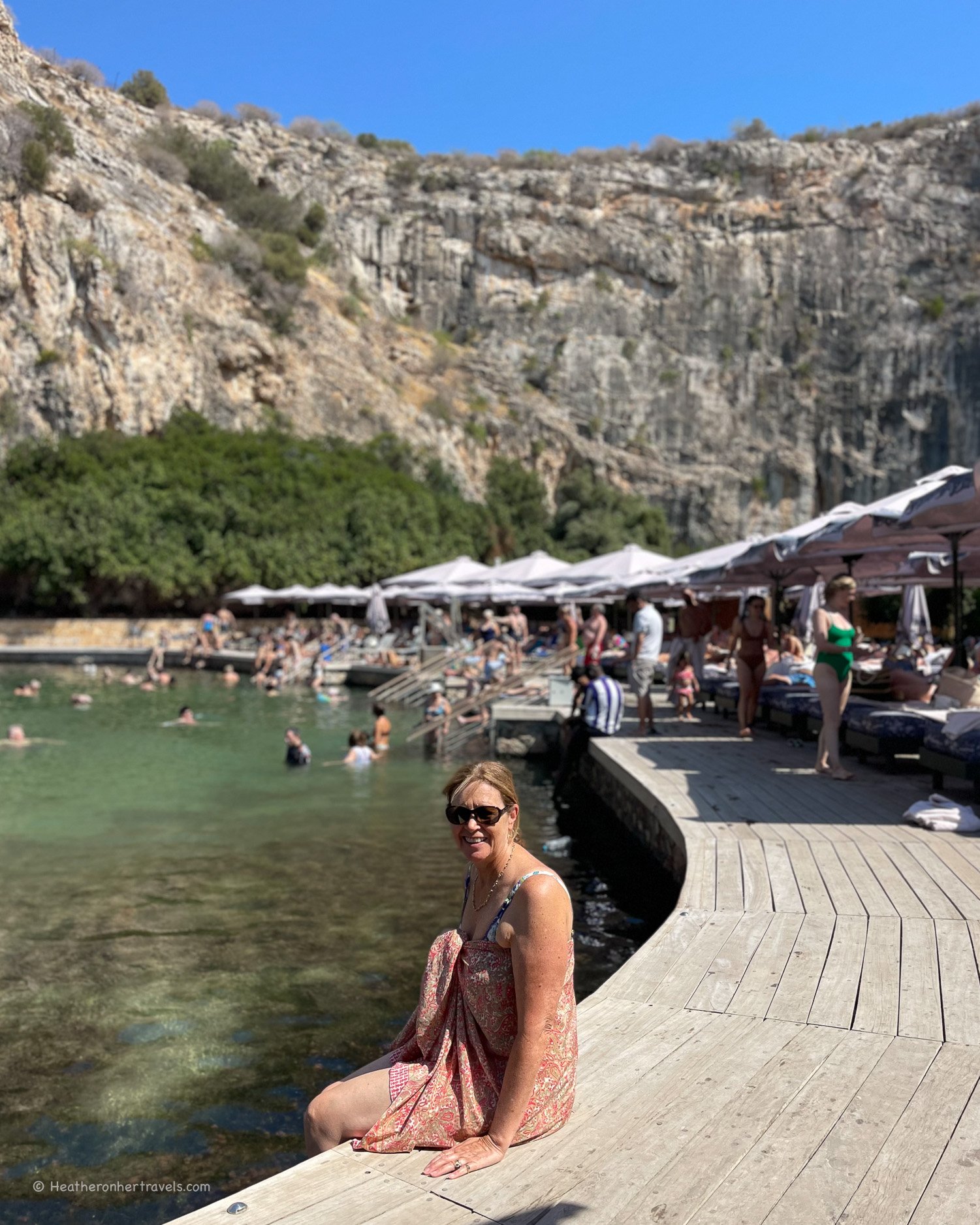 Lake Vouliagmeni near Athens © Heatheronhertravels.com