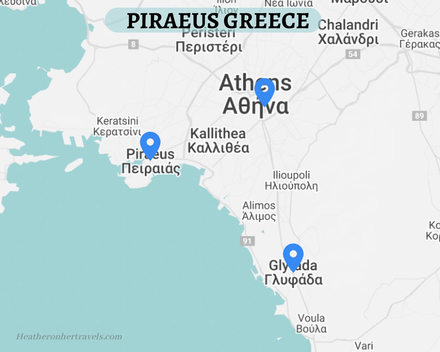 Piraeus Location map